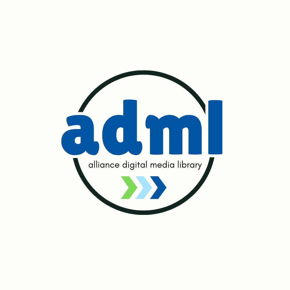 logo for "ADML" alliance digital media library